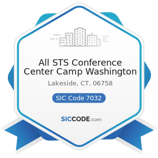 All STS Conference Center Camp Washington - SIC Code 7032 - Sporting and Recreational Camps