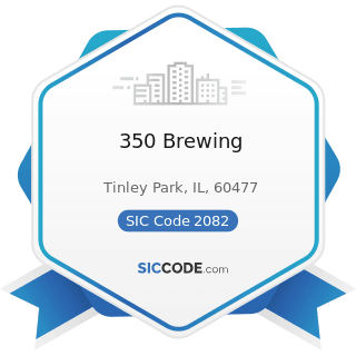 350 Brewing - SIC Code 2082 - Malt Beverages