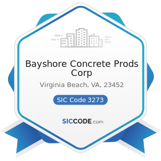 Bayshore Concrete Prods Corp - SIC Code 3273 - Ready-Mixed Concrete