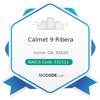 Calmet 9 Ribera - NAICS Code 331511 - Iron Foundries