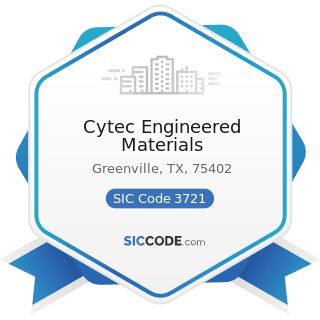 Cytec Engineered Materials - SIC Code 3721 - Aircraft