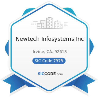 Newtech Infosystems Inc - SIC Code 7373 - Computer Integrated Systems Design