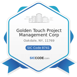 Golden Touch Project Management Corp - SIC Code 8741 - Management Services