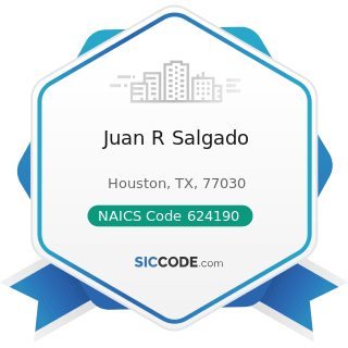 Juan R Salgado - NAICS Code 624190 - Other Individual and Family Services