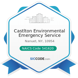 Castlton Environmental Emergency Service - NAICS Code 541620 - Environmental Consulting Services