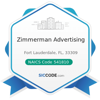 Zimmerman Advertising - NAICS Code 541810 - Advertising Agencies