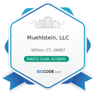 Muehlstein, LLC - NAICS Code 423840 - Industrial Supplies Merchant Wholesalers