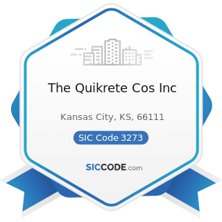 The Quikrete Cos Inc - SIC Code 3273 - Ready-Mixed Concrete