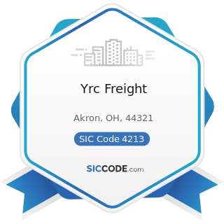 Yrc Freight - SIC Code 4213 - Trucking, except Local