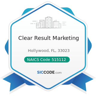 Clear Result Marketing - NAICS Code 515112 - Radio Stations