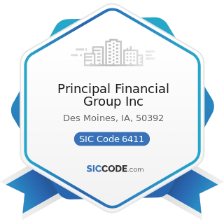 Principal Financial Group Inc - SIC Code 6411 - Insurance Agents, Brokers and Service