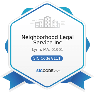 Neighborhood Legal Service Inc - SIC Code 8111 - Legal Services