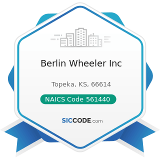 Berlin Wheeler Inc - NAICS Code 561440 - Collection Agencies