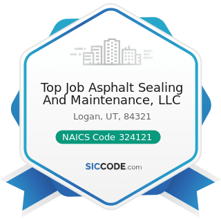 Top Job Asphalt Sealing And Maintenance, LLC - NAICS Code 324121 - Asphalt Paving Mixture and...
