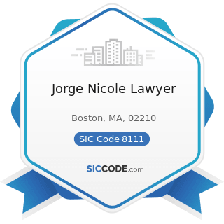 Jorge Nicole Lawyer - SIC Code 8111 - Legal Services