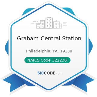 Graham Central Station - NAICS Code 322230 - Stationery Product Manufacturing