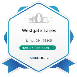 Westgate Lanes - NAICS Code 722511 - Full-Service Restaurants