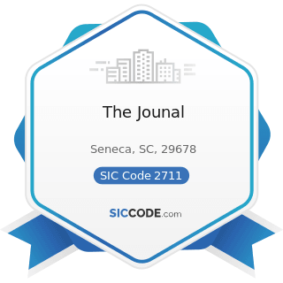 The Jounal - SIC Code 2711 - Newspapers: Publishing, or Publishing and Printing