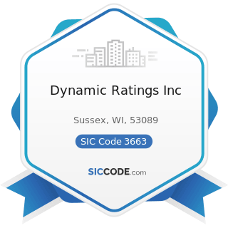 Dynamic Ratings Inc - SIC Code 3663 - Radio and Television Broadcasting and Communications...