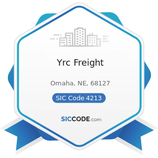 Yrc Freight - SIC Code 4213 - Trucking, except Local