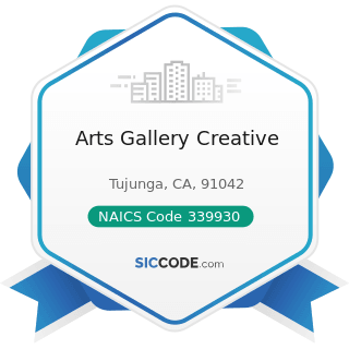 Arts Gallery Creative - NAICS Code 339930 - Doll, Toy, and Game Manufacturing