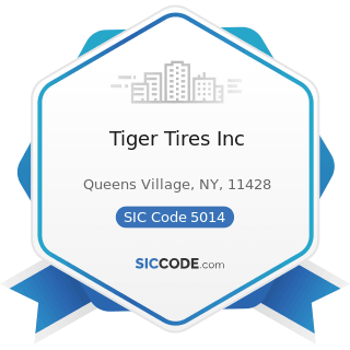 Tiger Tires Inc - SIC Code 5014 - Tires and Tubes