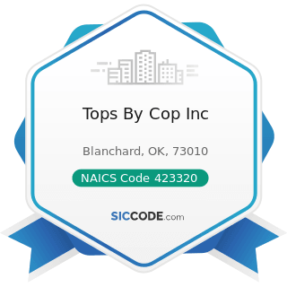Tops By Cop Inc - NAICS Code 423320 - Brick, Stone, and Related Construction Material Merchant...