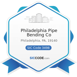 Philadelphia Pipe Bending Co - SIC Code 3498 - Fabricated Pipe and Pipe Fittings