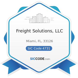 Freight Solutions, LLC - SIC Code 4731 - Arrangement of Transportation of Freight and Cargo