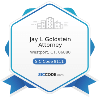 Jay L Goldstein Attorney - SIC Code 8111 - Legal Services