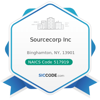 Sourcecorp Inc - NAICS Code 517919 - All Other Telecommunications