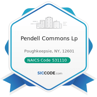 Pendell Commons Lp - NAICS Code 531110 - Lessors of Residential Buildings and Dwellings
