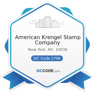 American Krengel Stamp Company - SIC Code 2796 - Platemaking and Related Services