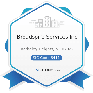 Broadspire Services Inc - SIC Code 6411 - Insurance Agents, Brokers and Service