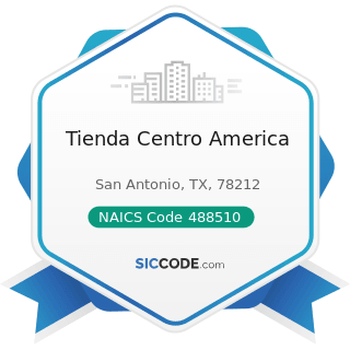 Tienda Centro America - NAICS Code 488510 - Freight Transportation Arrangement