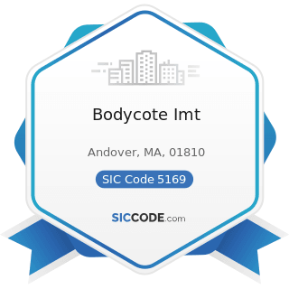 Bodycote Imt - SIC Code 5169 - Chemicals and Allied Products, Not Elsewhere Classified