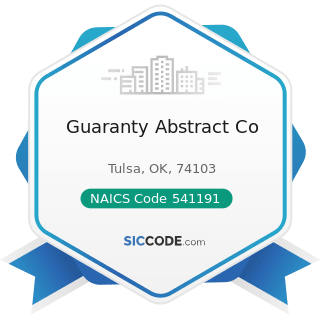 Guaranty Abstract Co - NAICS Code 541191 - Title Abstract and Settlement Offices