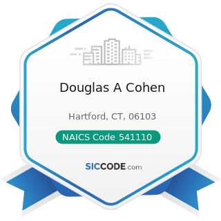 Douglas A Cohen - NAICS Code 541110 - Offices of Lawyers