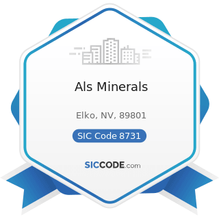 Als Minerals - SIC Code 8731 - Commercial Physical and Biological Research