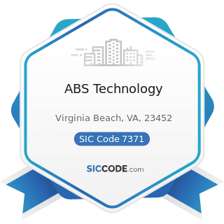 ABS Technology - SIC Code 7371 - Computer Programming Services