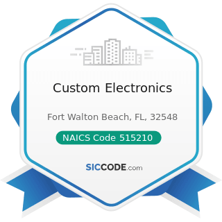 Custom Electronics - NAICS Code 515210 - Cable and Other Subscription Programming