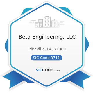 Beta Engineering, LLC - SIC Code 8711 - Engineering Services