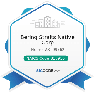 Bering Straits Native Corp - NAICS Code 813910 - Business Associations