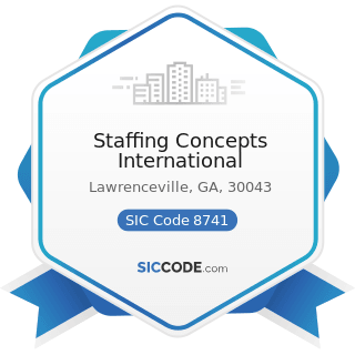 Staffing Concepts International - SIC Code 8741 - Management Services
