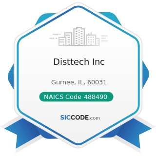 Disttech Inc - NAICS Code 488490 - Other Support Activities for Road Transportation
