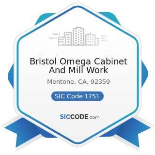 Bristol Omega Cabinet And Mill Work - SIC Code 1751 - Carpentry Work