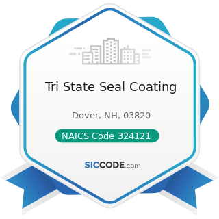 Tri State Seal Coating - NAICS Code 324121 - Asphalt Paving Mixture and Block Manufacturing