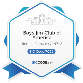 Boys Jim Club of America - SIC Code 7033 - Recreational Vehicle Parks and Campsites