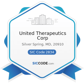 United Therapeutics Corp - SIC Code 2834 - Pharmaceutical Preparations