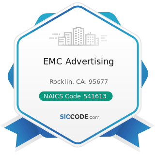 EMC Advertising - NAICS Code 541613 - Marketing Consulting Services
